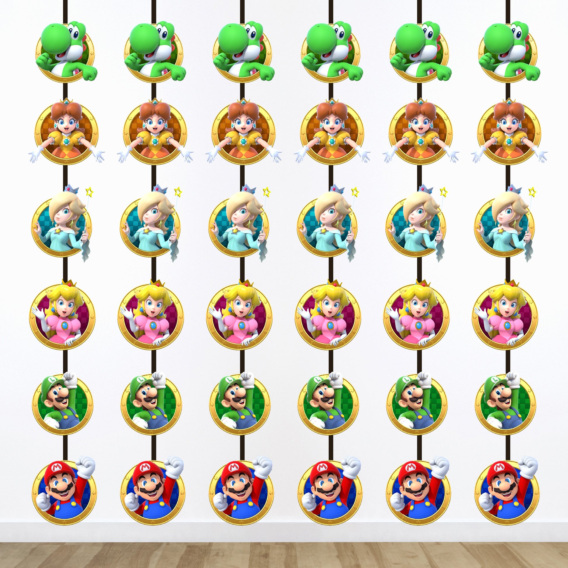 Super Mario Birthday theme premium danlgers for birthday decor