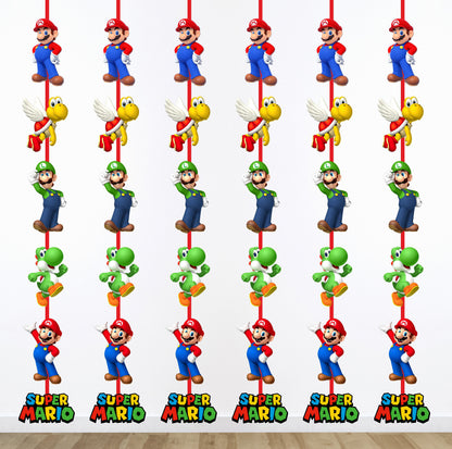 Super Mario Birthday theme character danlgers for birthday decor