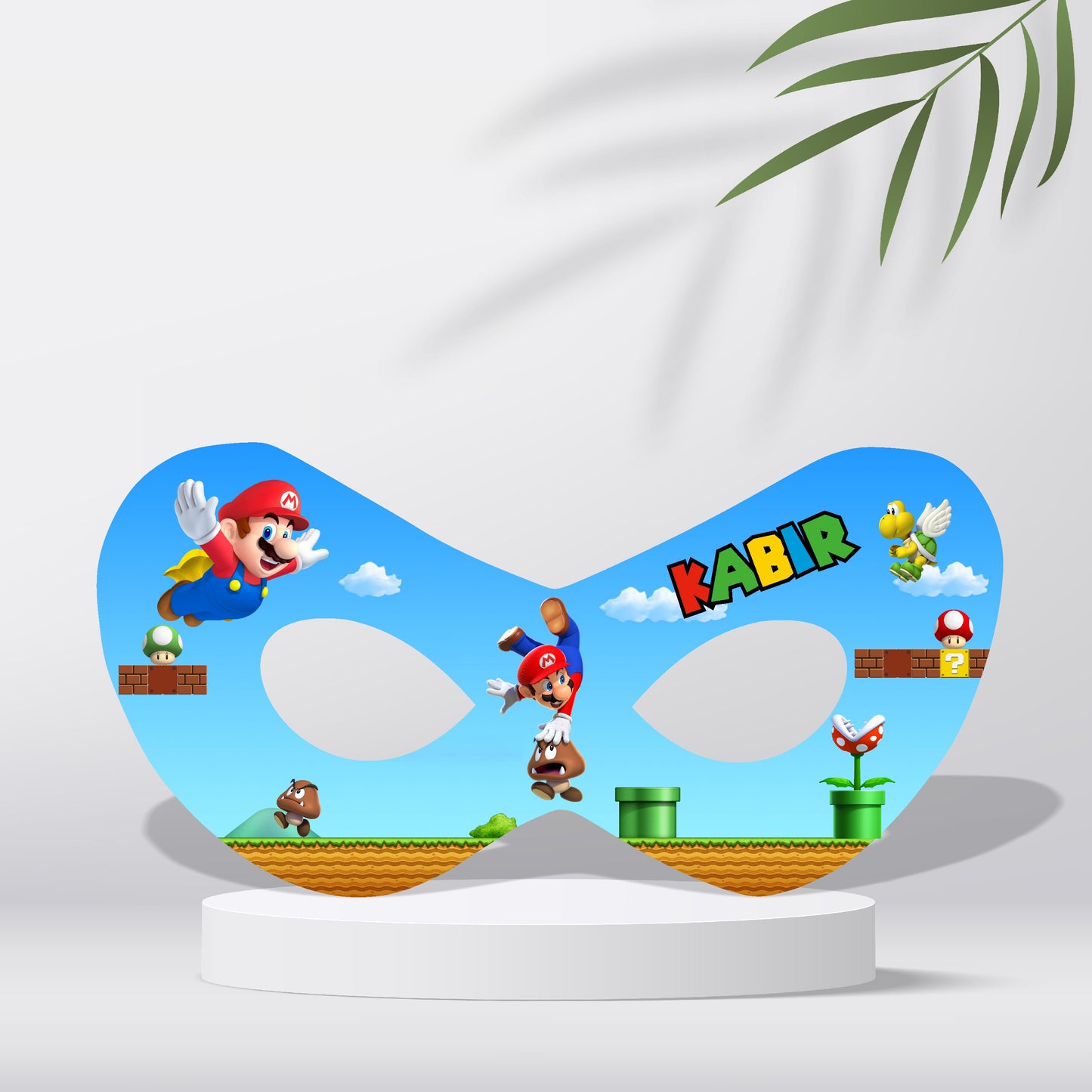Super Mario Birthday Classic Theme Eye Mask for birthday party