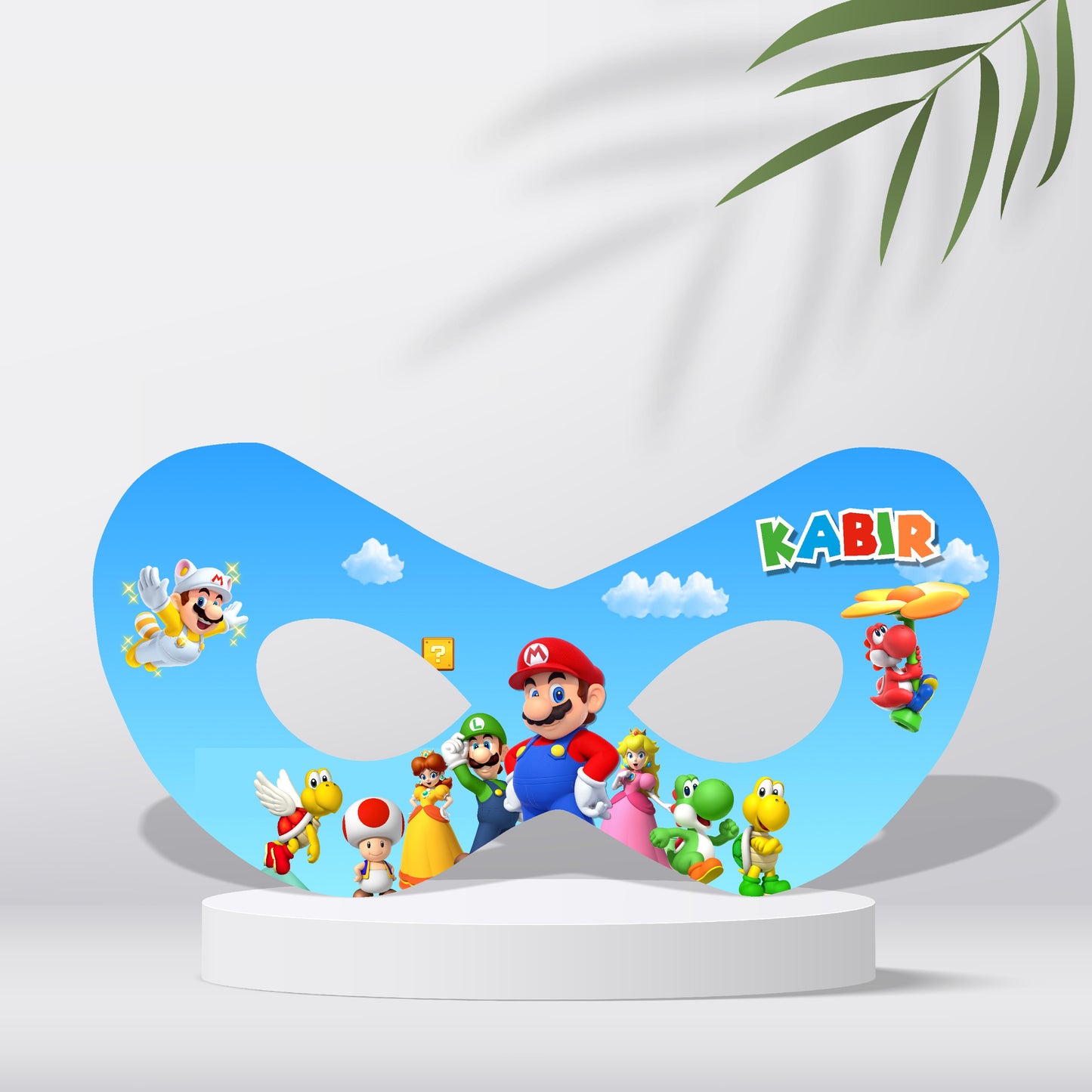 Super Mario Birthday Theme Eye Mask for birthday party