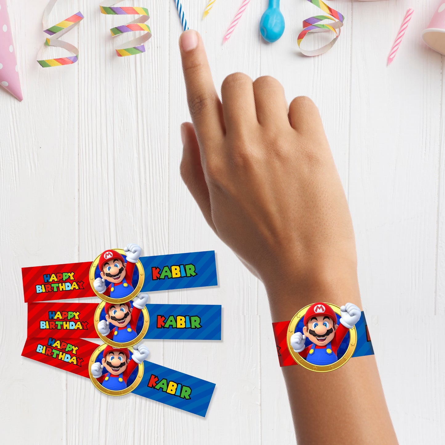 Super Mario Birthday Theme Hand Band