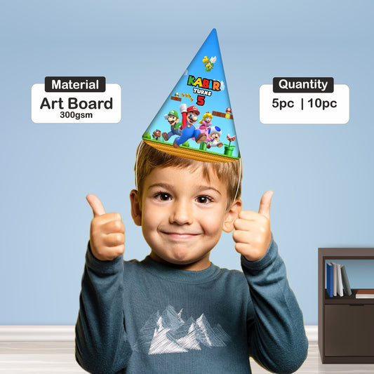 Super Mario Birthday Theme Hat