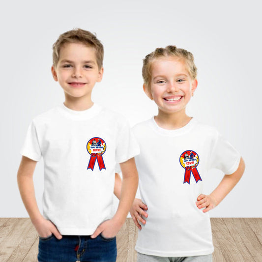 Super Heros Boy Theme Water Bottle Sticker