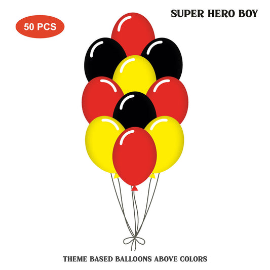 Super Heros Boy Theme Balloons