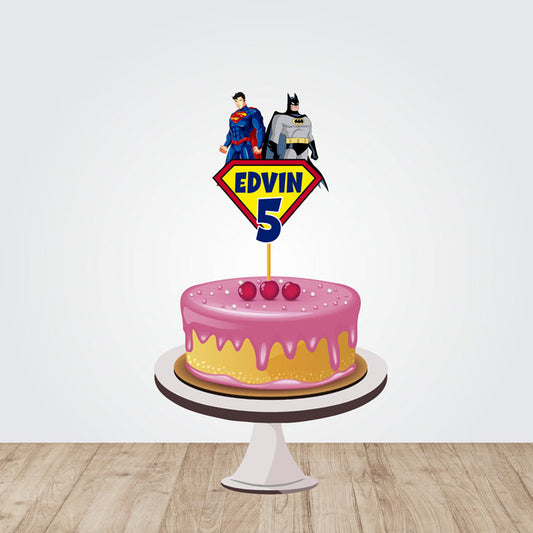 Super Heros Boy Theme Caketopper