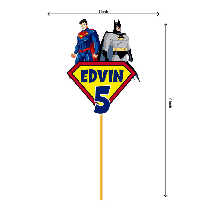 Super Heros Boy Theme Caketopper