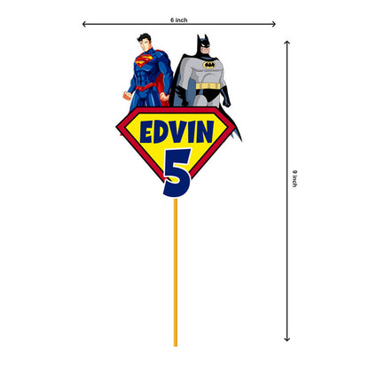 Super Heros Boy Theme Caketopper