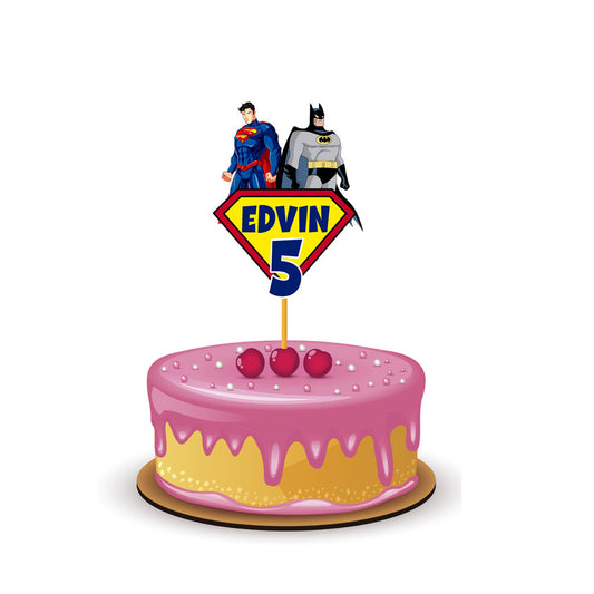 Super Heros Boy Theme Caketopper