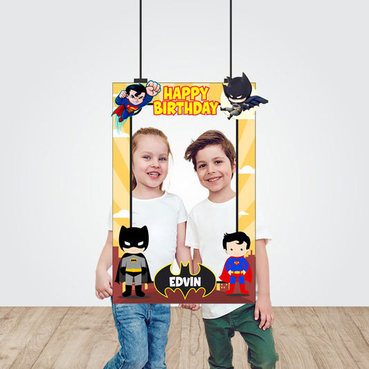 Super Heros Boy Theme Personalized Photobooth