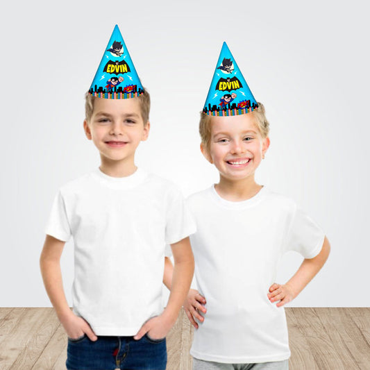 Super Heros Boy Theme Personalized Hat