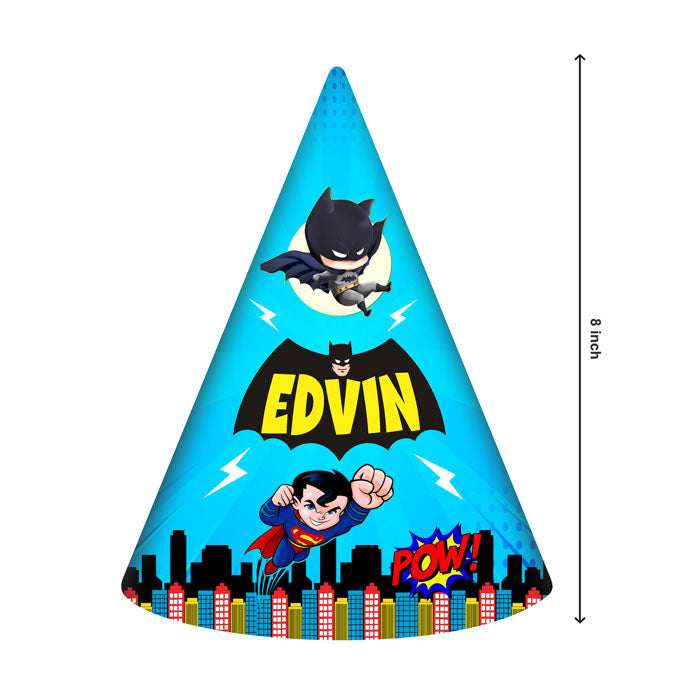 Super Heros Boy Theme Personalized Hat