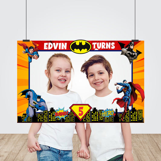 Super Heros Boy Theme Photobooth