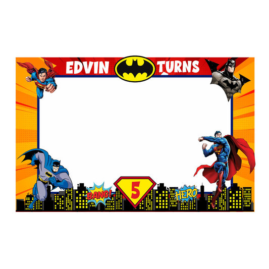Super Heros Boy Theme Photobooth