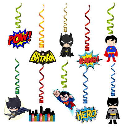 Super Heros Boy Theme Classic Swirls