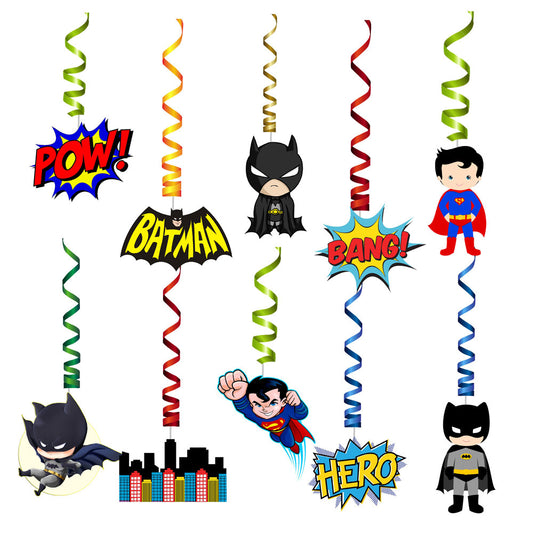 Super Heros Boy Theme Classic Swirls
