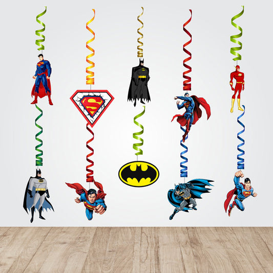Super Heros Boy Theme Swirls