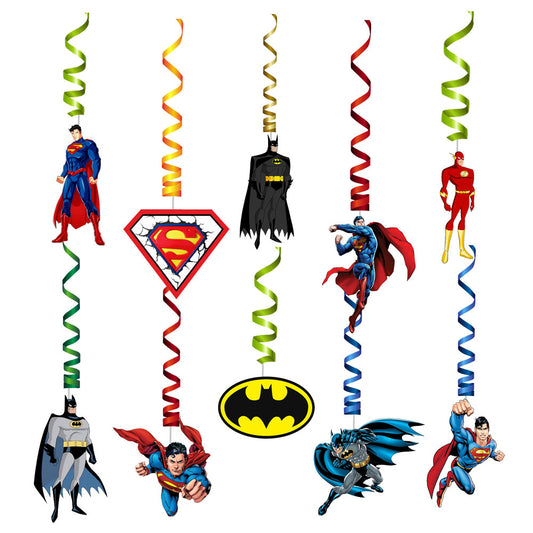 Super Heros Boy Theme Swirls