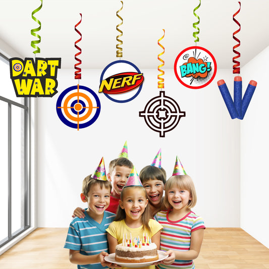 Nerf Gun Theme Classic Swirls