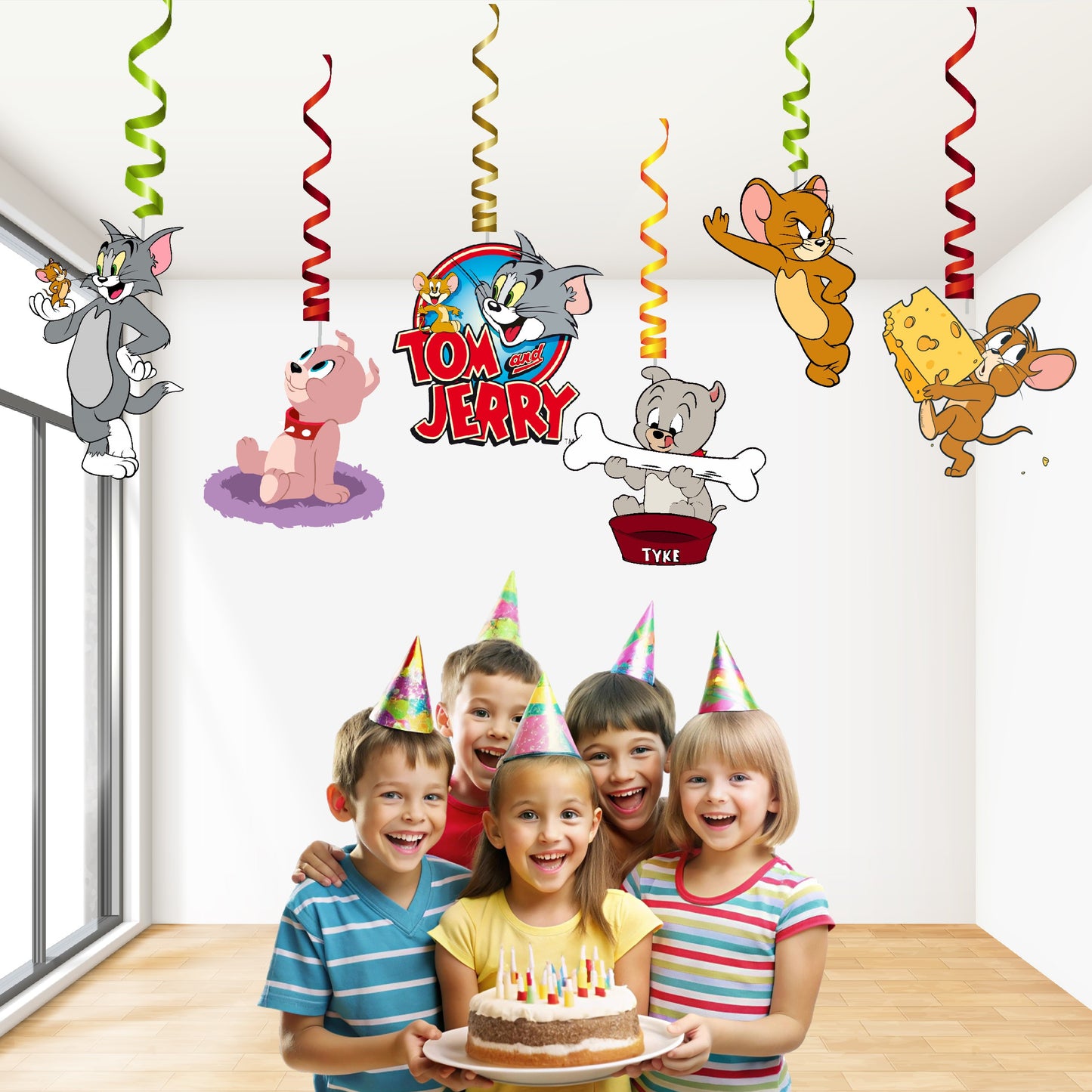 Tom & Jerry Theme Classic Swirls