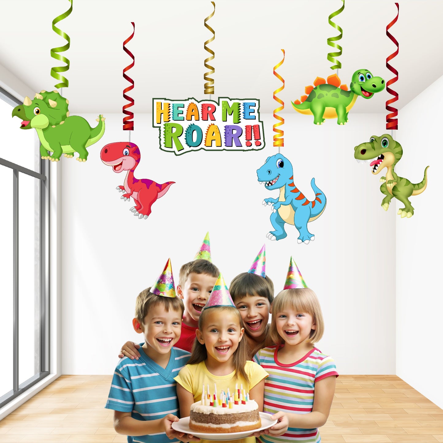 Dino Theme Swirls