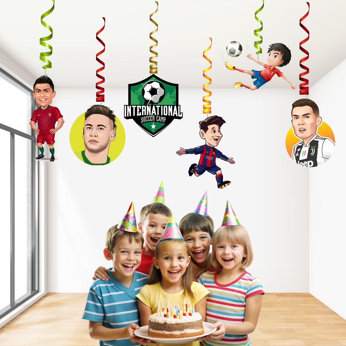 Football Theme Swirls