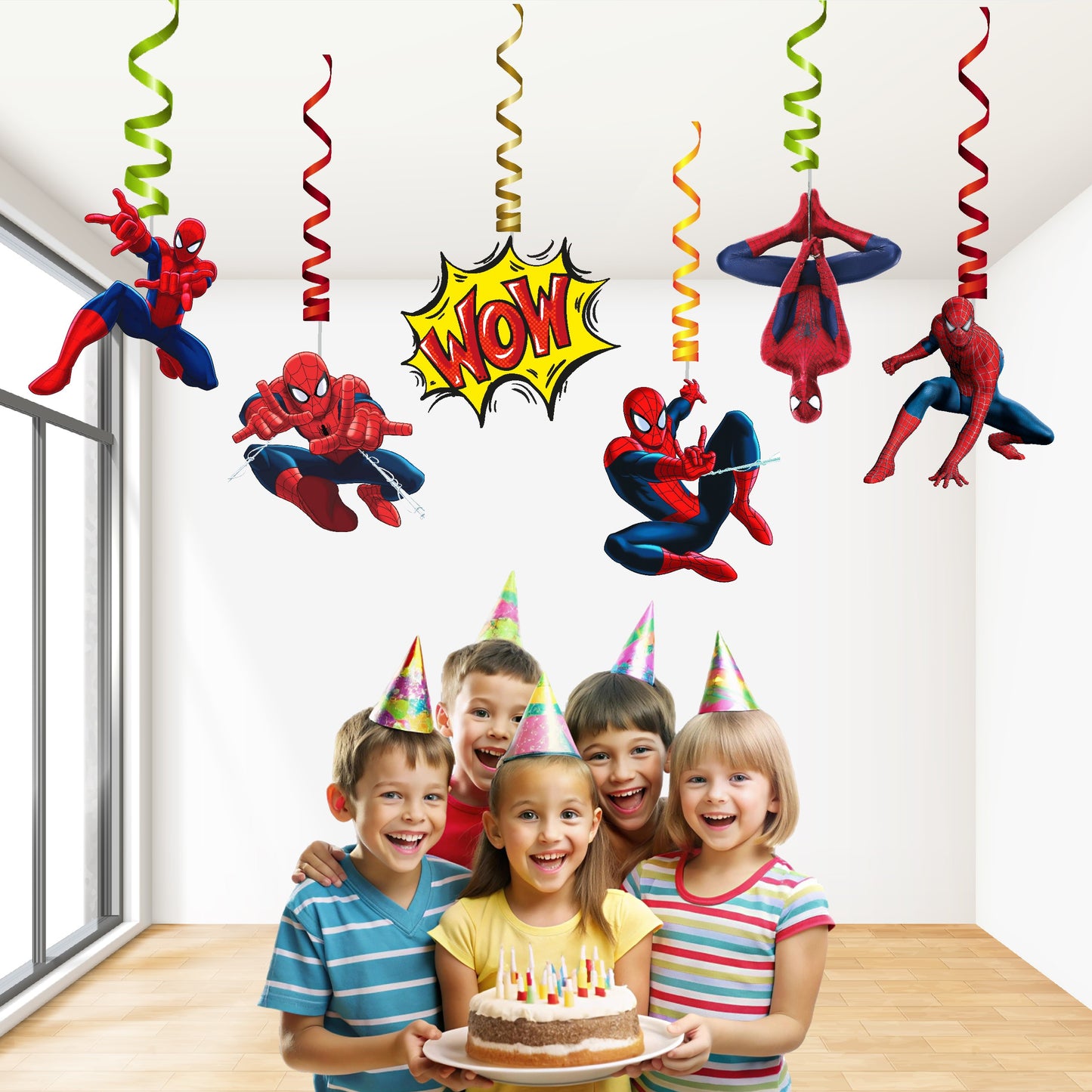 Spiderman Theme Swirls