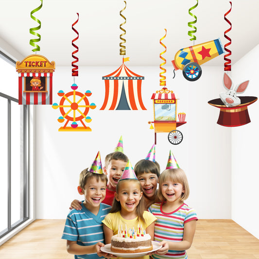 Carnival Theme Swirls