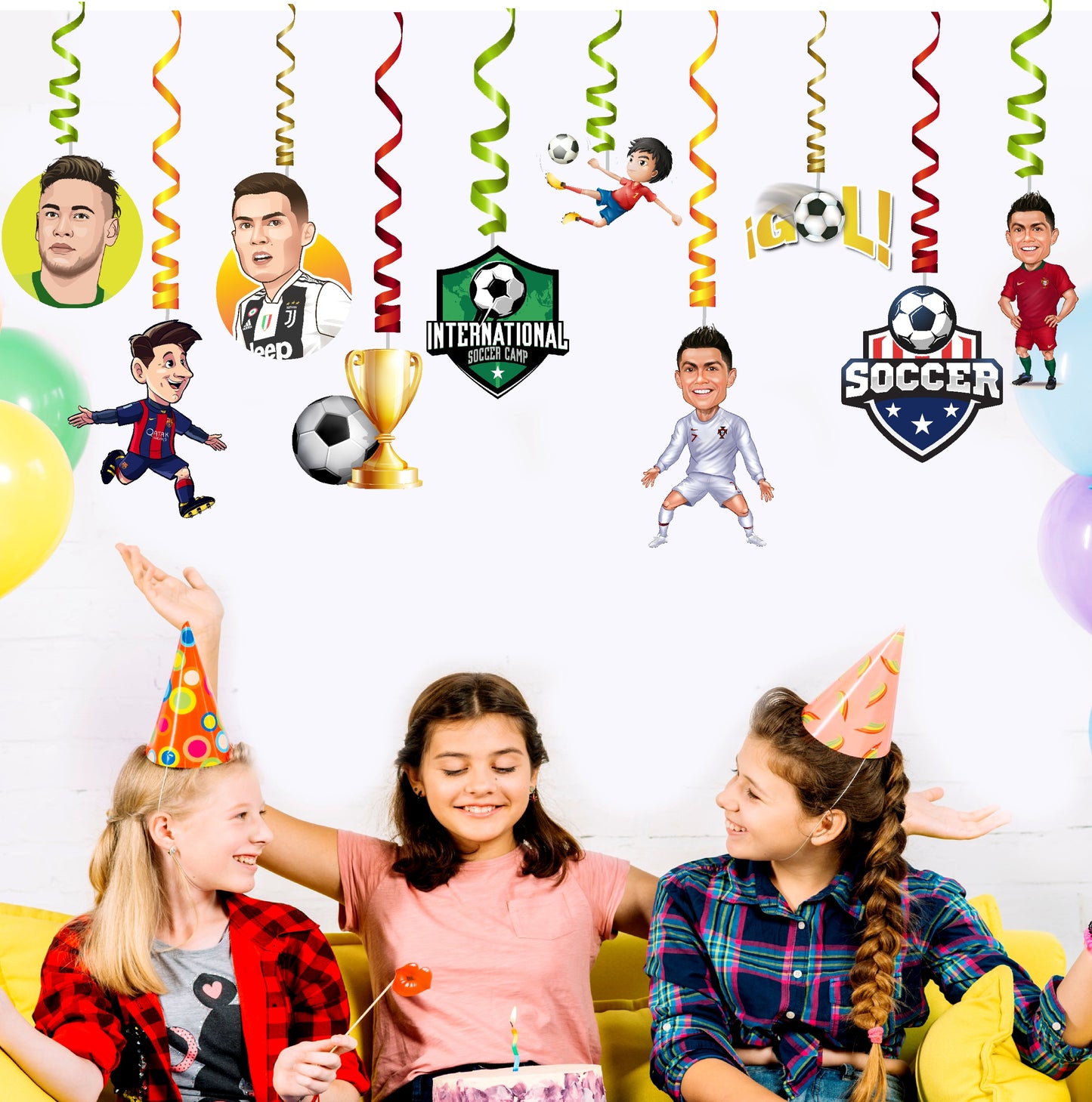 Football Theme Swirls