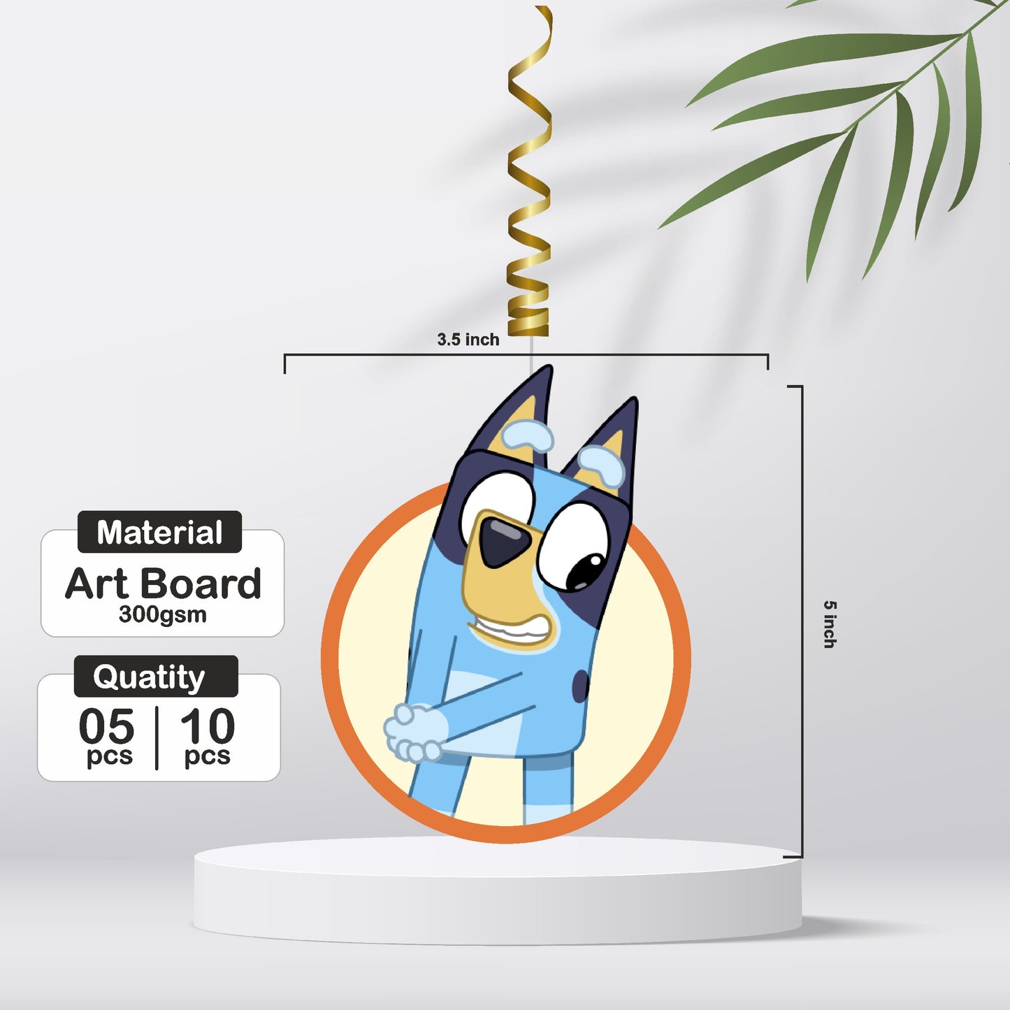 Bluey Theme Classic Swirls