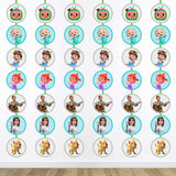 Cocomelon Theme Round Danglers My Store