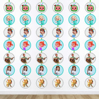 Cocomelon Theme Round Danglers My Store