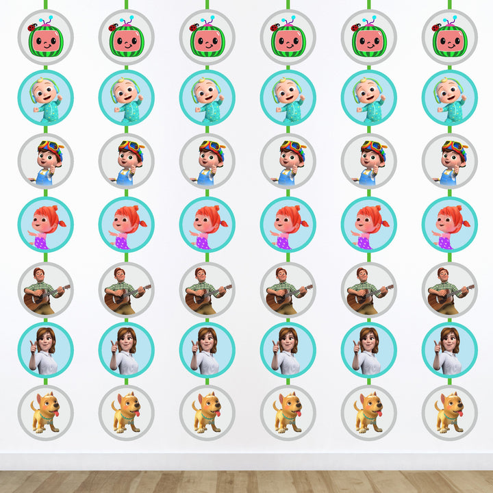 Cocomelon Theme Round Danglers My Store