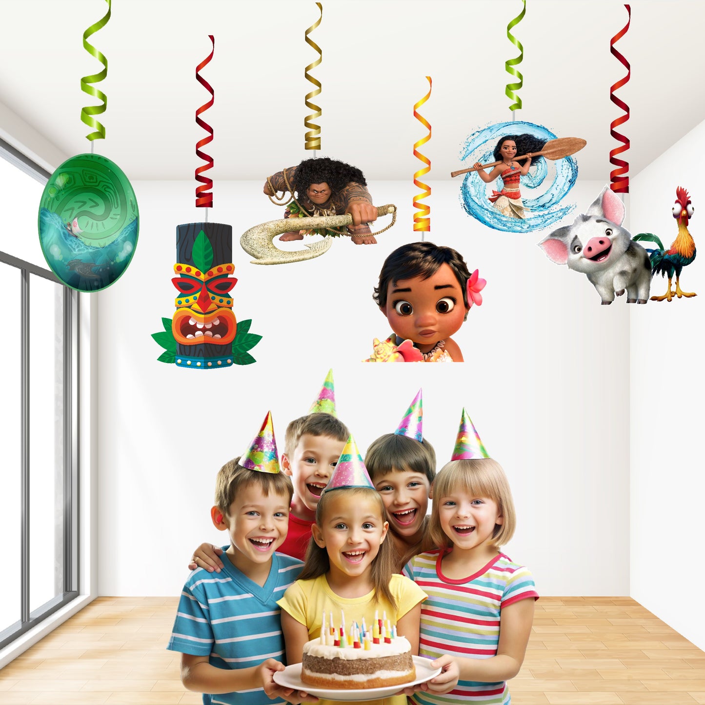 Moana Theme Classic Swirls