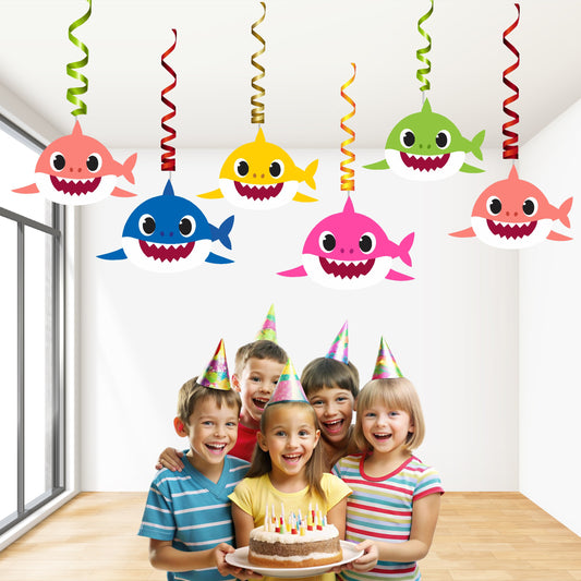 Baby Shark Theme Classic Swirls