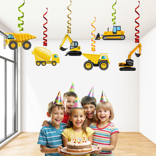 Construction Theme Swirls