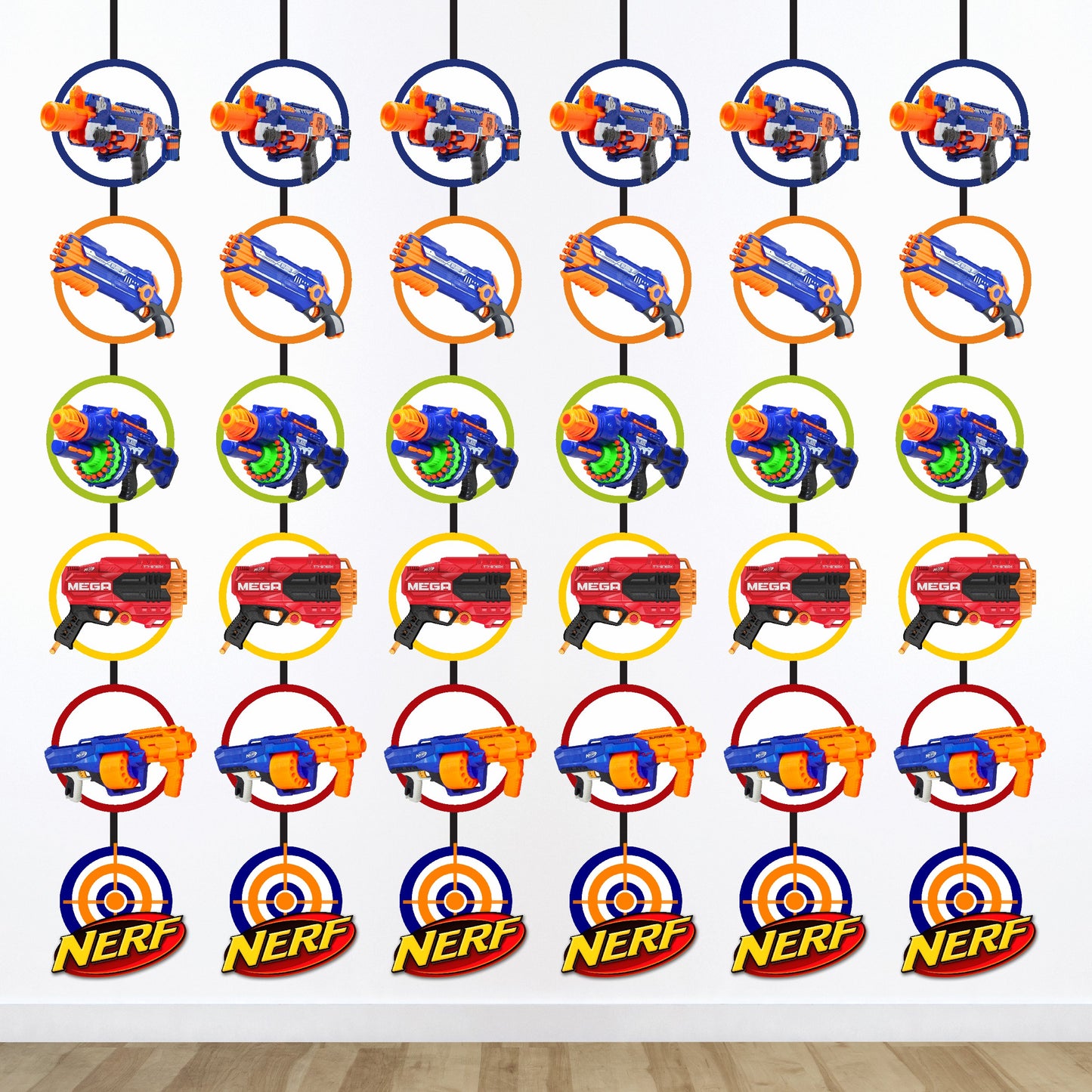 Nerf Gun Theme Danglers