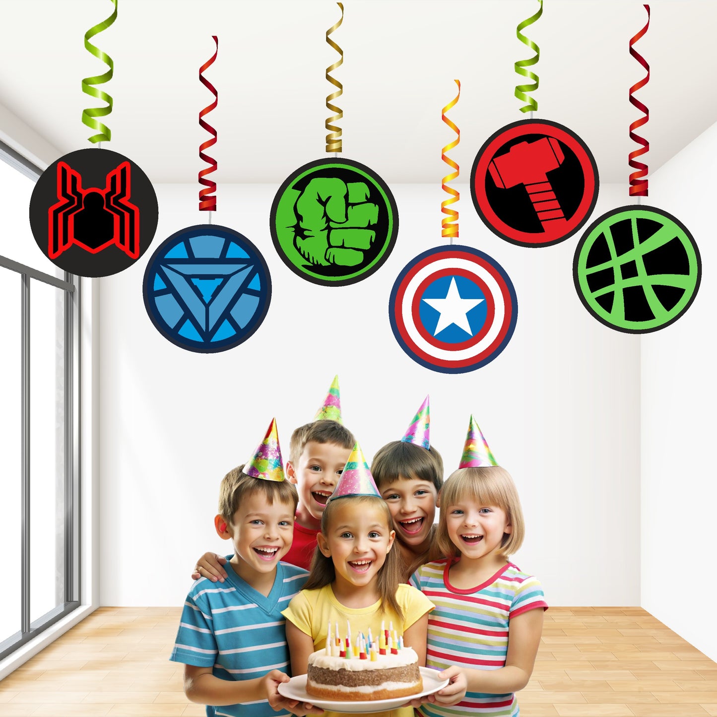 Avengers Theme I Con Swirls