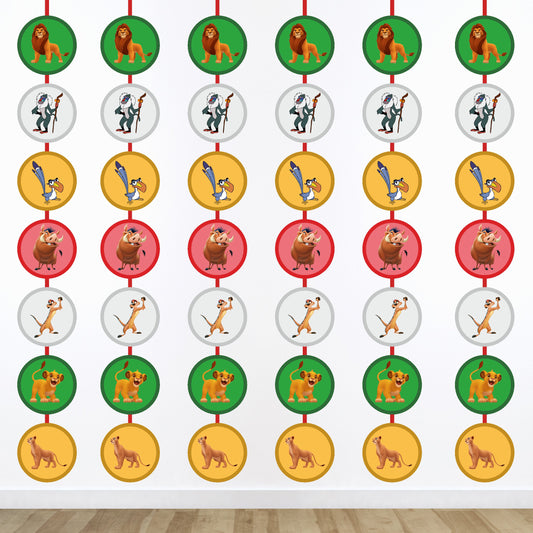 Lion King Theme Round Danglers