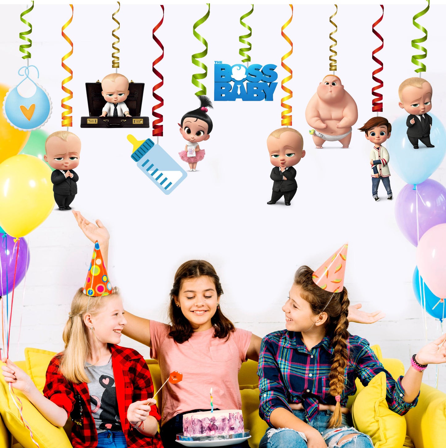 Boss Baby Theme Classic Swirls