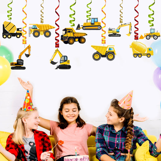 Construction Theme Swirls