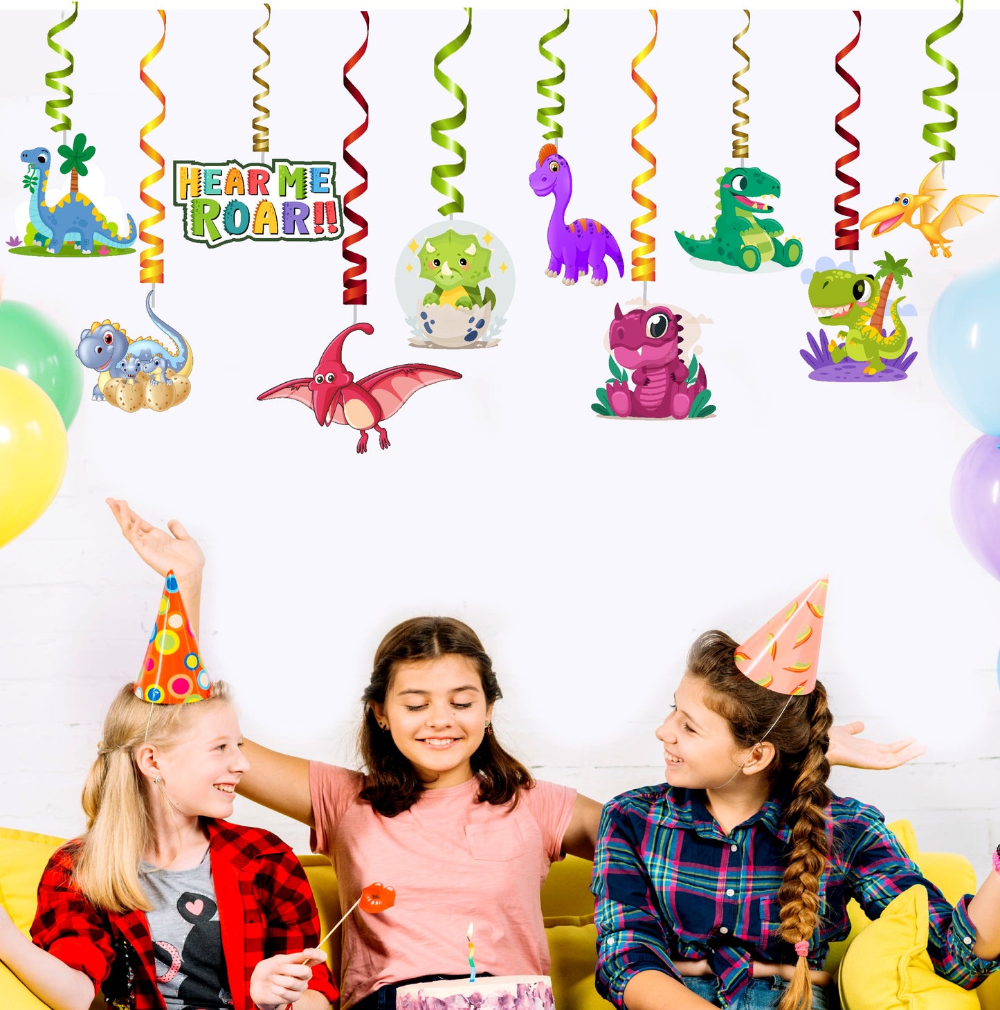 Dino Theme Classic Swirls