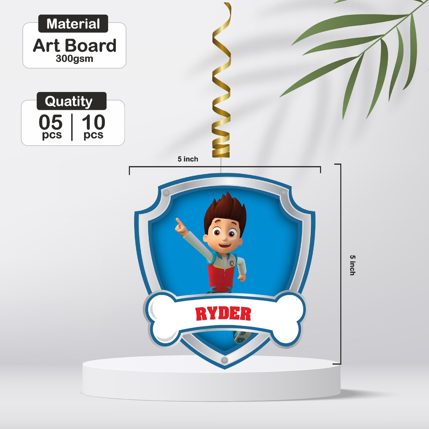 Paw Patrol Theme Classic Swirls