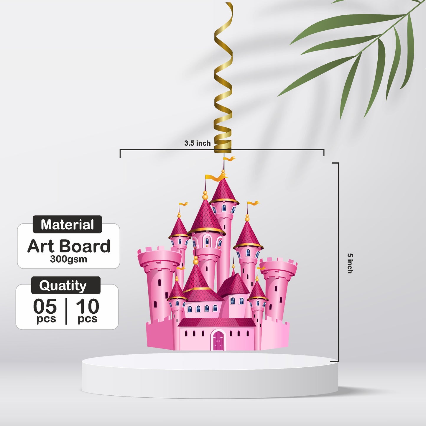 Princess Theme Classic Swirls