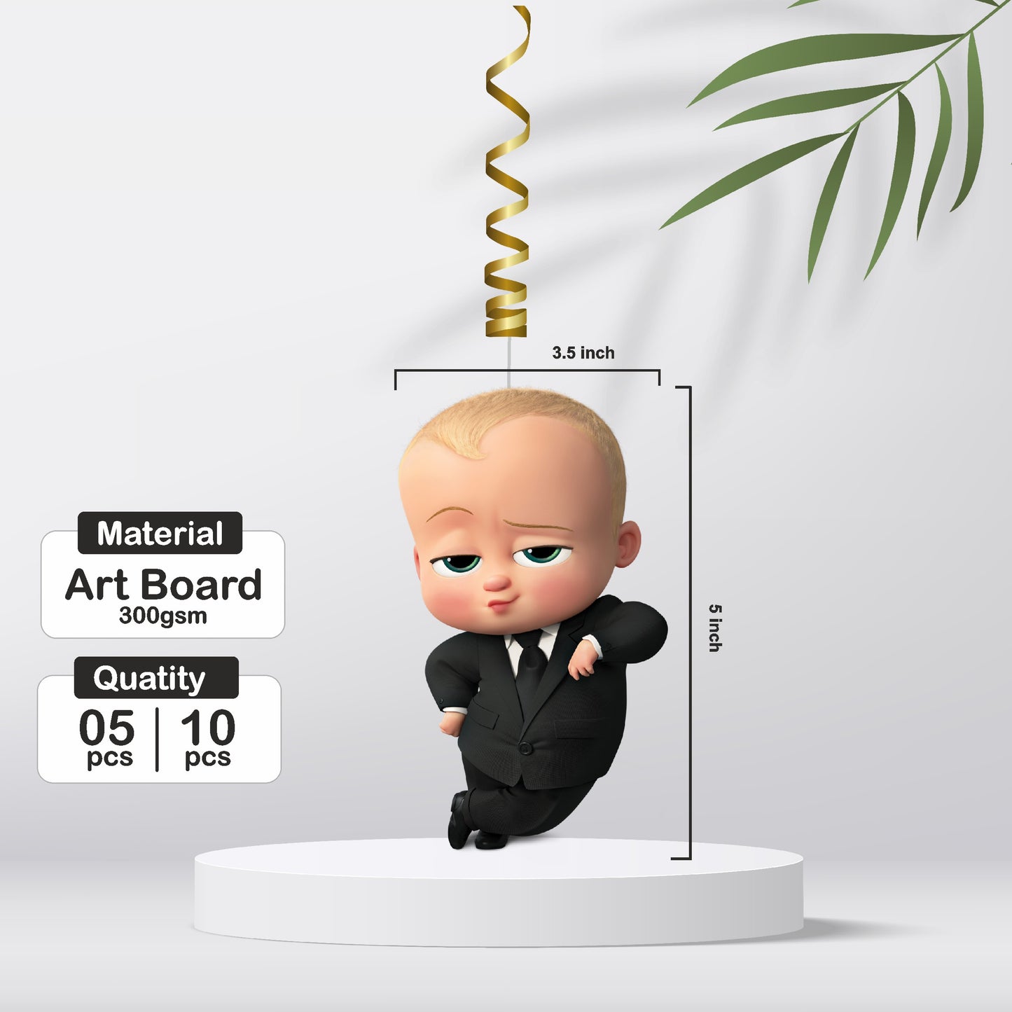 Boss Baby Theme Classic Swirls