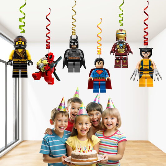 Lego Theme Character Swirls