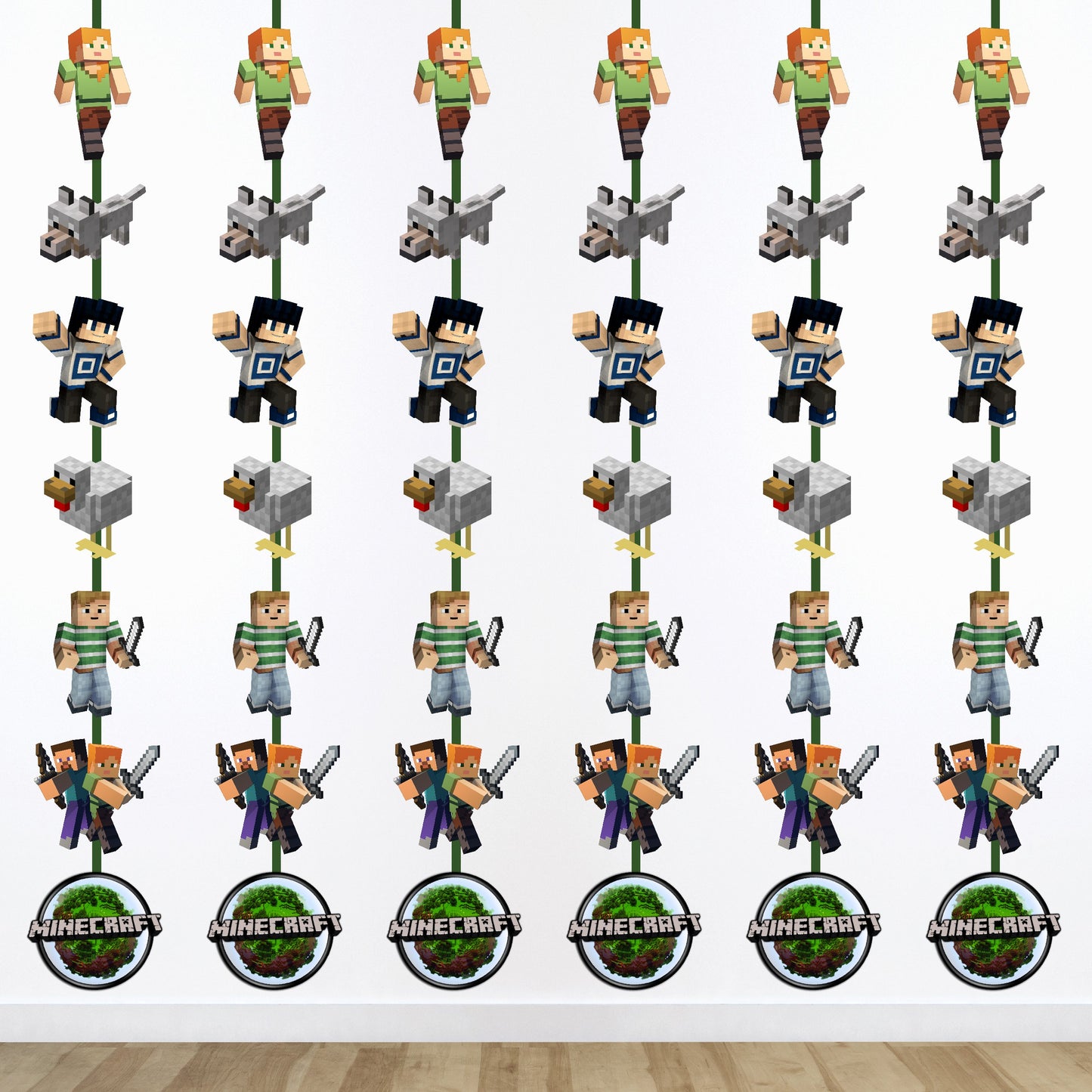 Minecraft Theme Danglers
