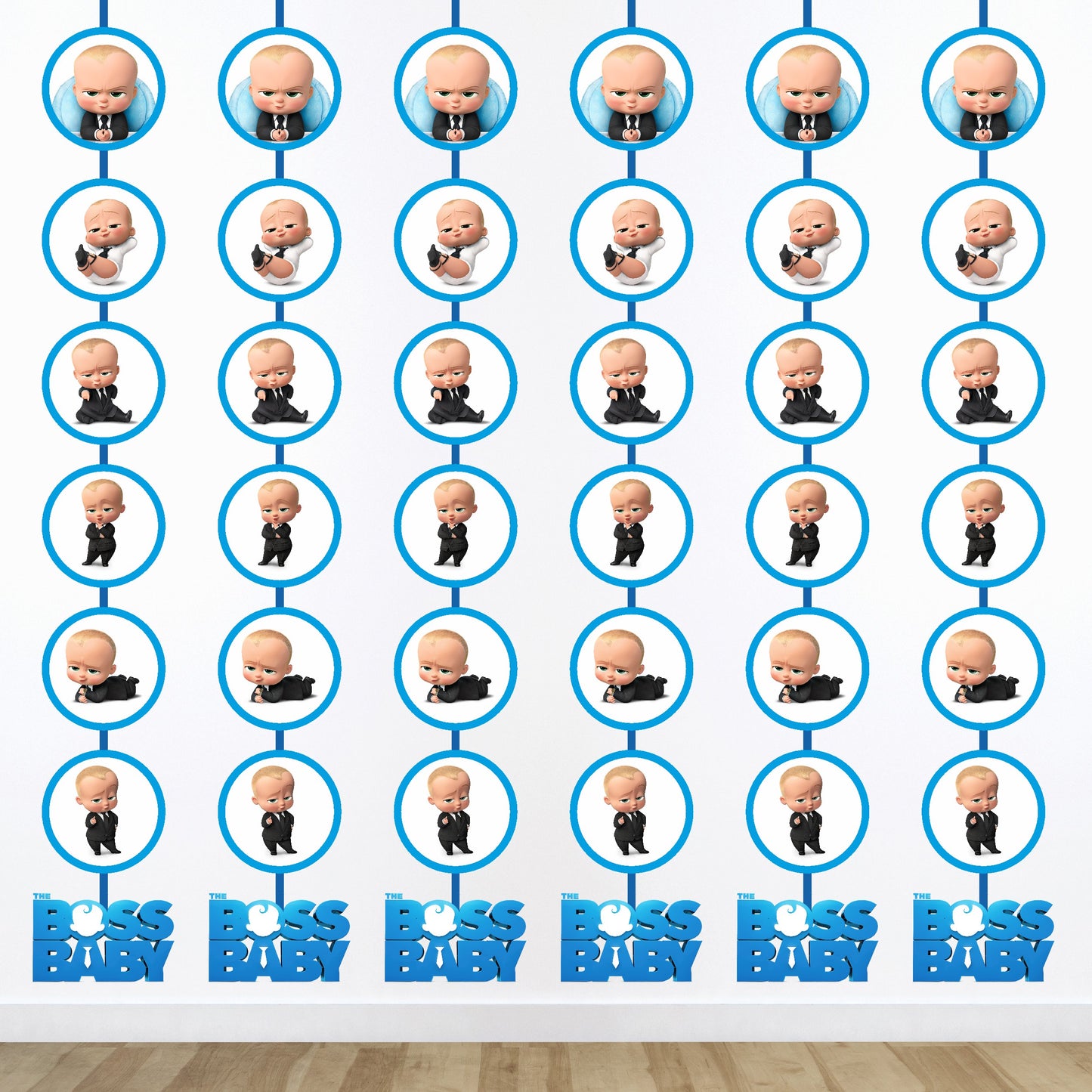 Boss Baby Theme Round Danglers