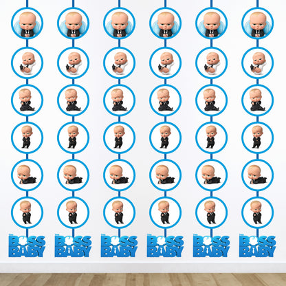 Boss Baby Theme Round Danglers My Store