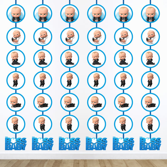 Boss Baby Theme Round Danglers