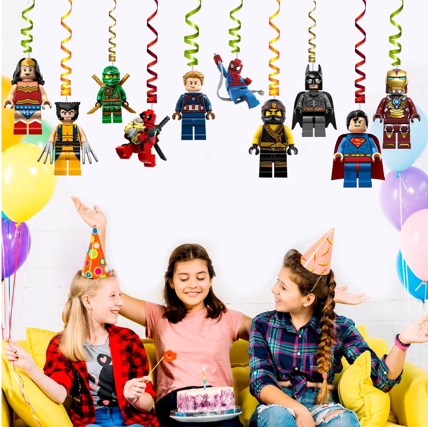 Lego Theme Character Swirls